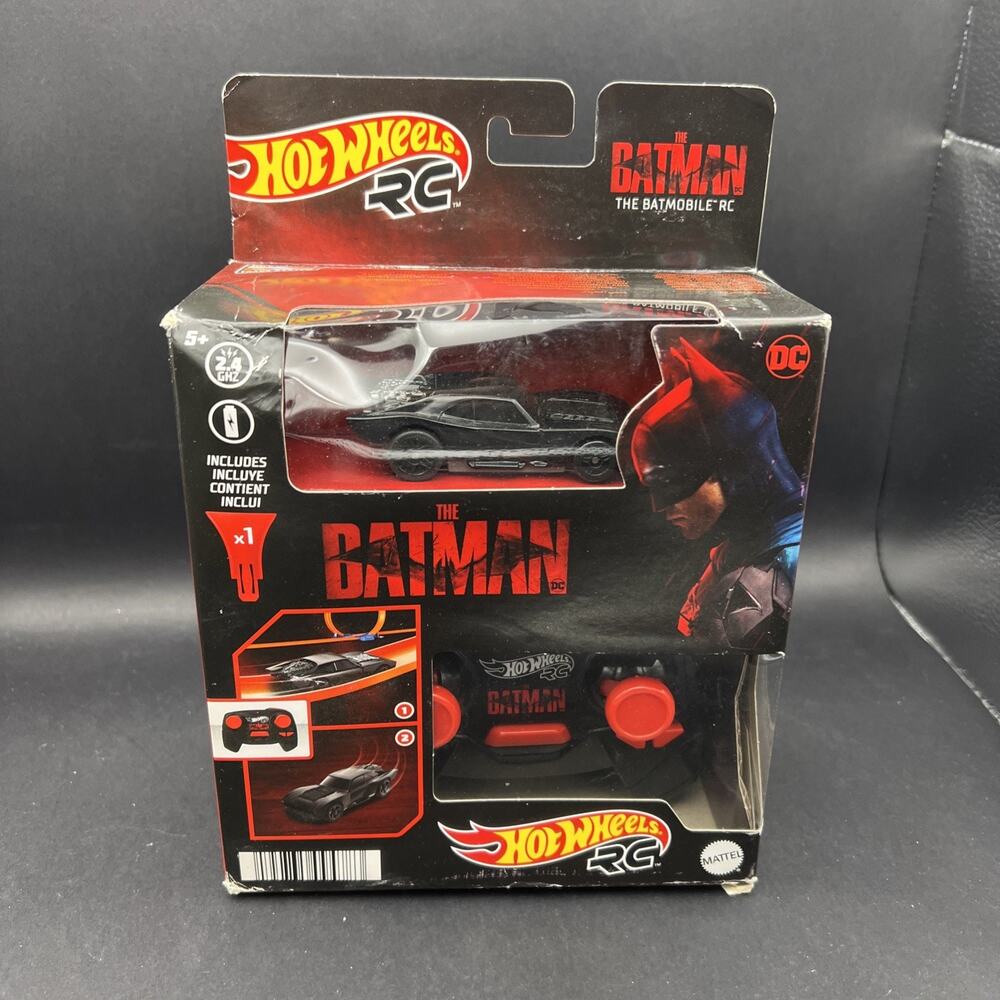 Hot Wheels RC Batmobile The Batman 1:64 Scale Remote Control Car Sealed New